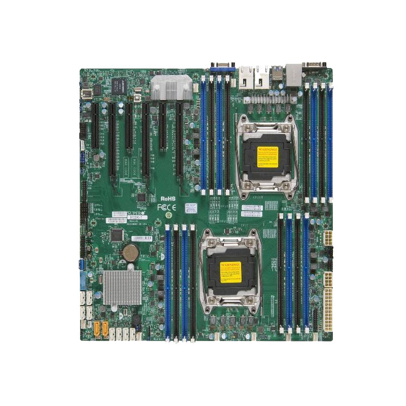 Supermicro - Dual LGA2011 Socket Server Motherboard Only - X10DRI-B
