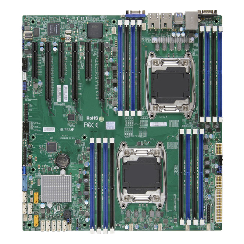 Supermicro - E-ATX Server Motherboard Only - X10DRi