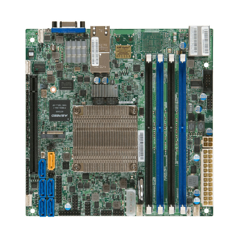 X10SDV-2C-TLN2F.jpg Supermicro - Mini-ITX Server Motherboard Only - X10SDV-2C-TLN2F - Image 1