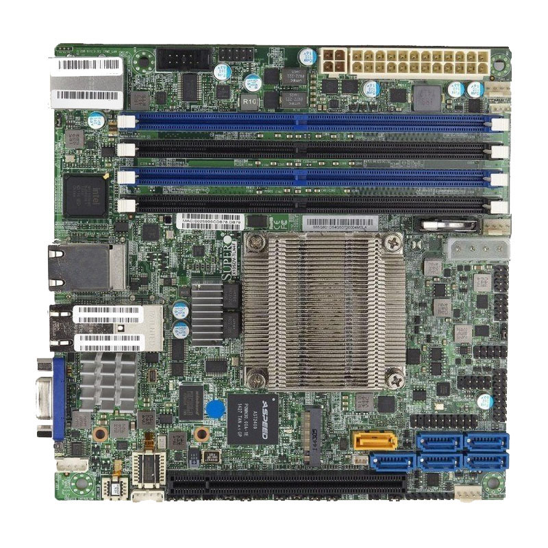 Supermicro - Mini ITX FCBGA1667 Server Motherboard Only - X10SDV-TLN4F-O