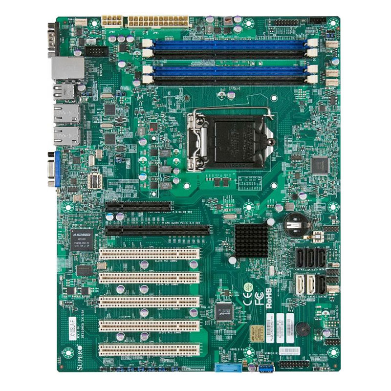 X10SLA-F.jpg Supermicro - ATX Server Motherboard Only - X10SLA-F - Image 1
