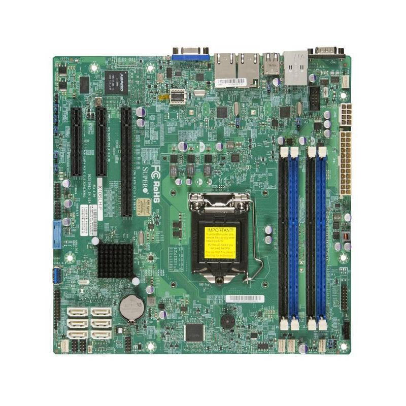 Supermicro - Server Motherboard Only - X10SLH-F-B