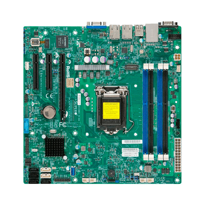 Supermicro - microATX Server Motherboard Only - X10SLL-F