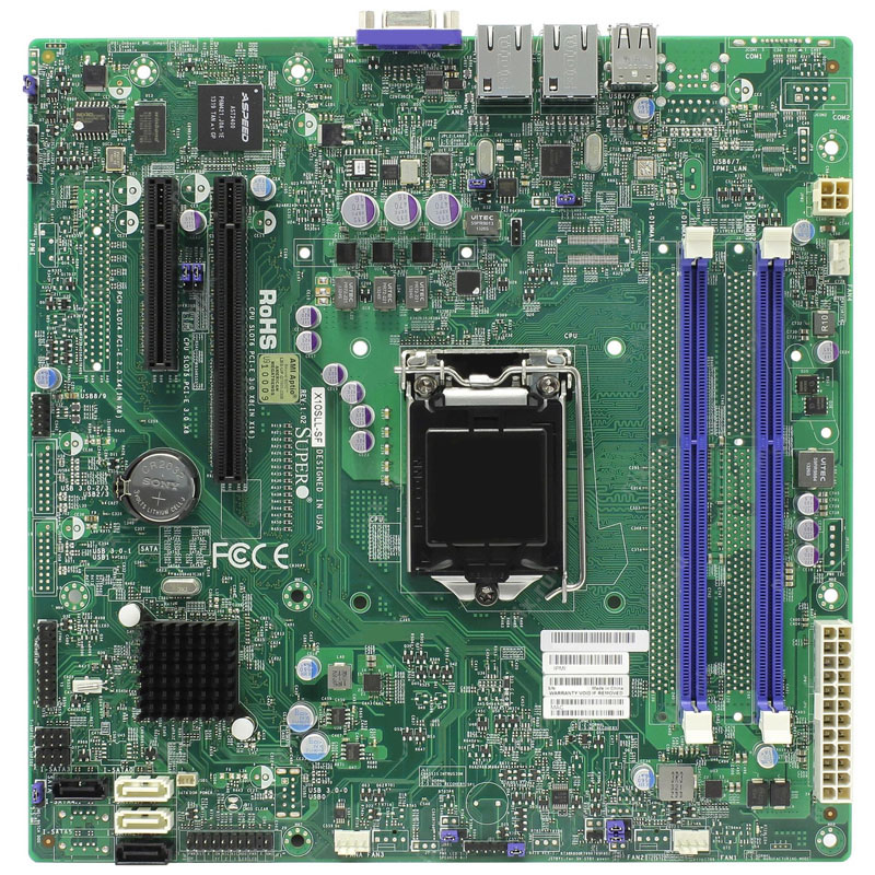 Supermicro - microATX Server Motherboard Only - X10SLL-SF