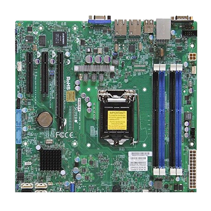Supermicro - LGA1150 Socket Server Motherboard Only - X10SLM-F-O