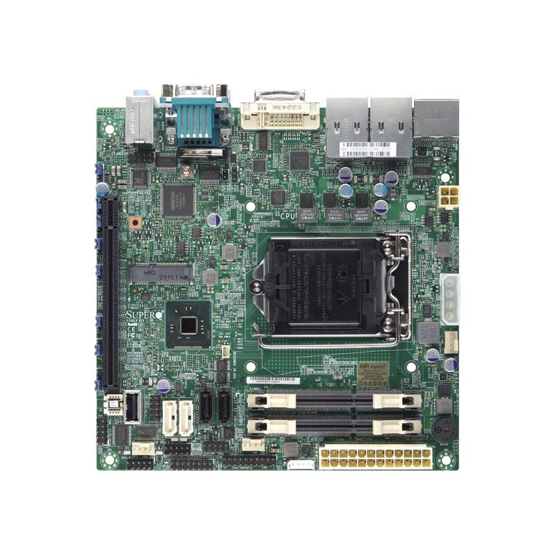 Supermicro - Mini ITX LGA1150 Socket Desktop Motherboard Only - X10SLV-O