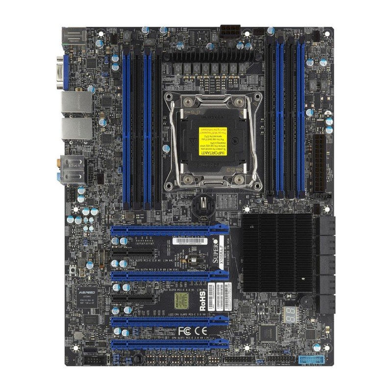 Supermicro - LGA2011 Socket Server Motherboard Only - X10SRA-F-B