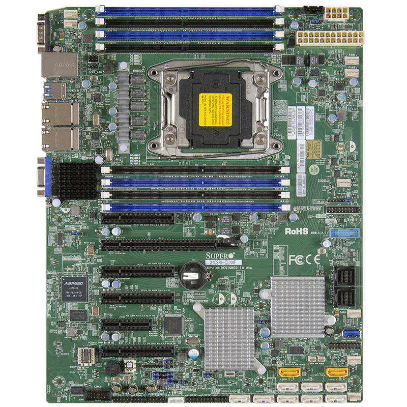 Supermicro - ATX Server Motherboard Only - X10SRH-CLN4F