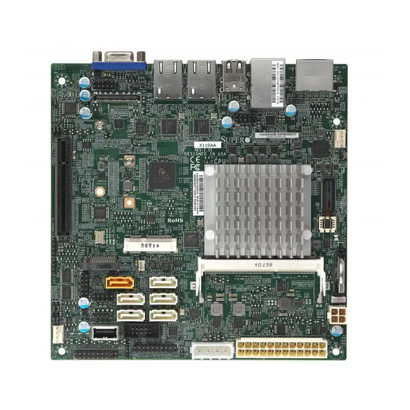 X11SAA.jpg Supermicro - Mini-ITX Server Motherboard Only - X11SAA - Image 1