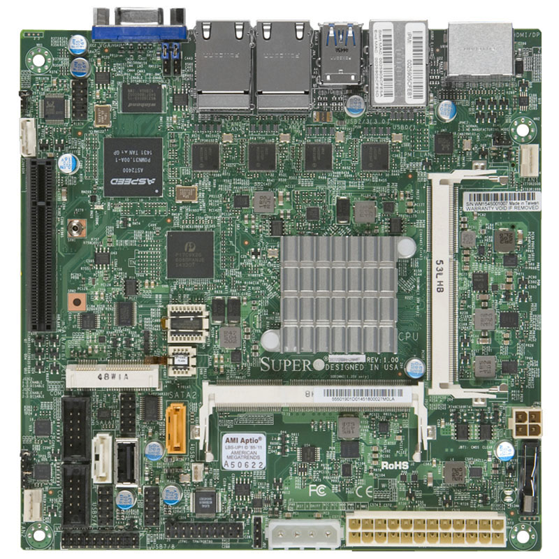 Supermicro - Mini-ITX Server Motherboard Only - X11SBA-LN4F