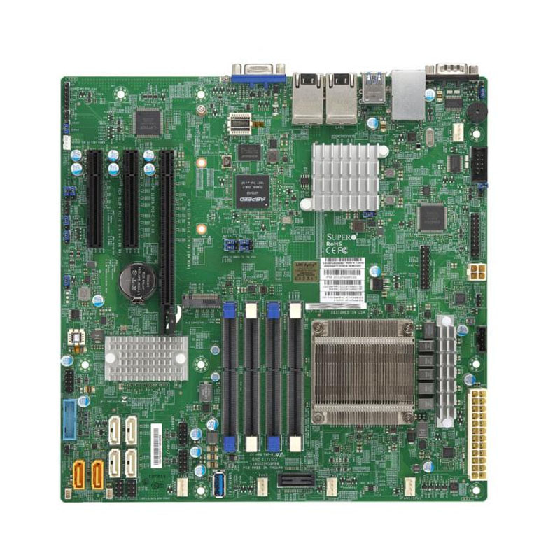 X11SSH-GTF-1585.jpg Supermicro - microATX Server Motherboard Only - X11SSH-GTF-1585 - Image 1