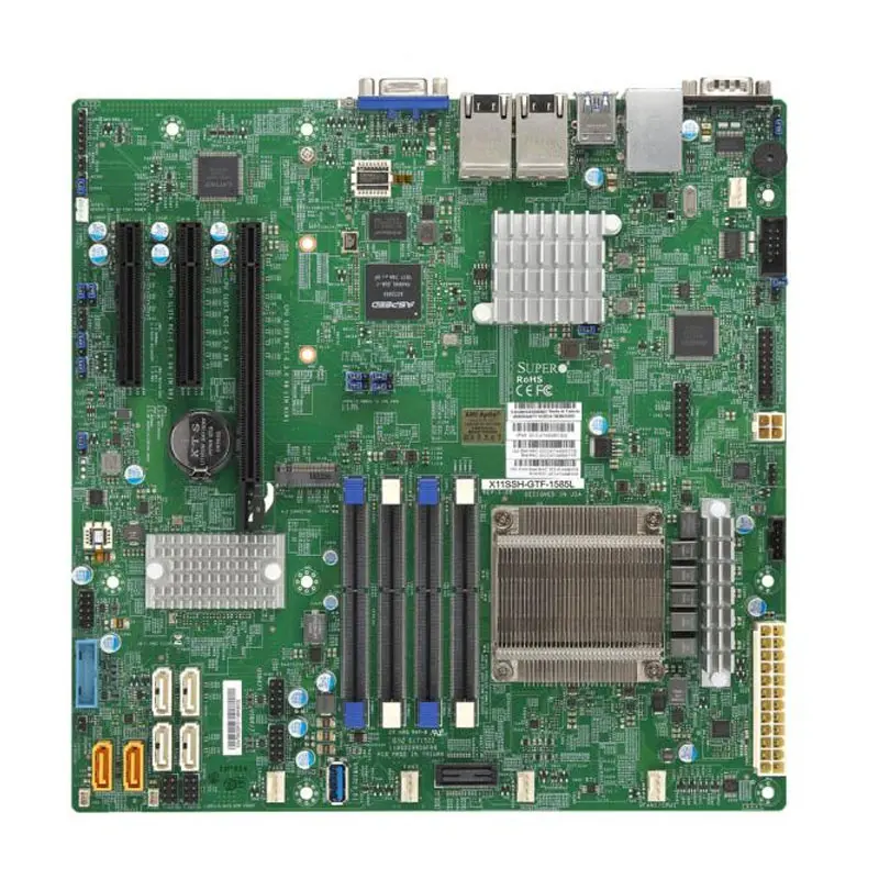 X11SSH-GTF-1585L.jpg Supermicro - microATX Server Motherboard Only - X11SSH-GTF-1585L - Image 1