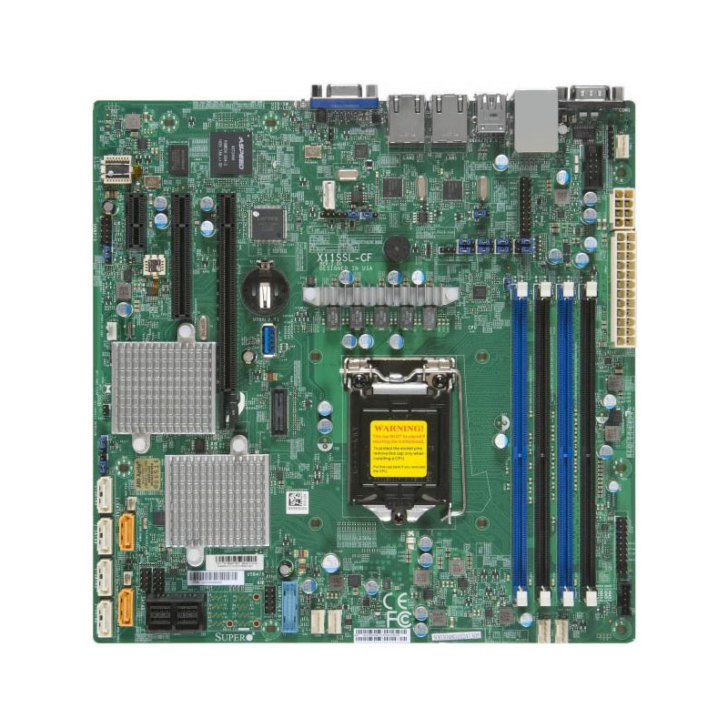 Supermicro - microATX Server Motherboard Only - X11SSL-CF