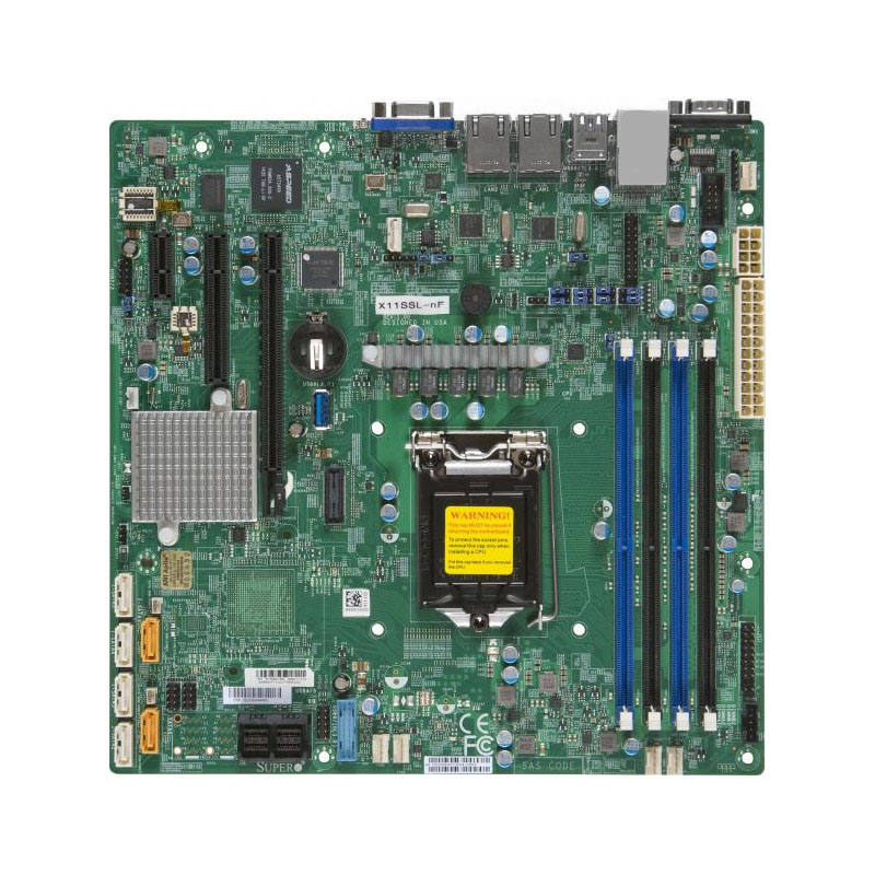 Supermicro - microATX Server Motherboard Only - X11SSL-NF