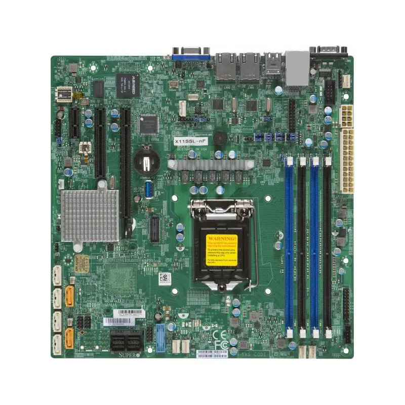 X11SSL-NF.jpg Supermicro - microATX Server Motherboard Only - X11SSL-NF - Image 1