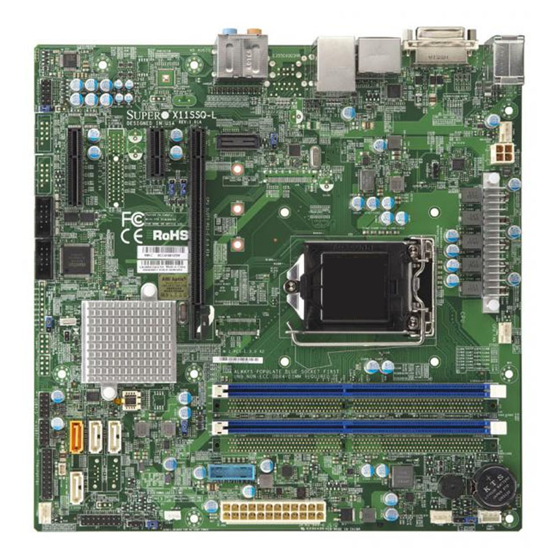 Supermicro - microATX Server Motherboard Only - X11SSQ-L
