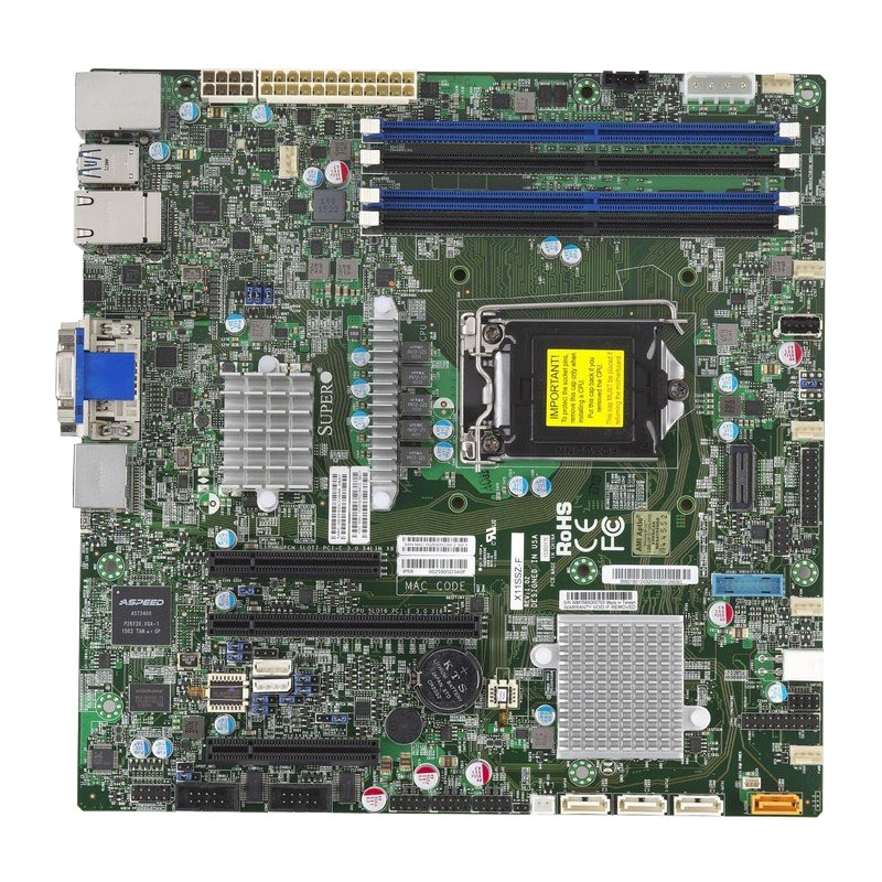 Supermicro - microATX Server Motherboard Only - X11SSZ-F