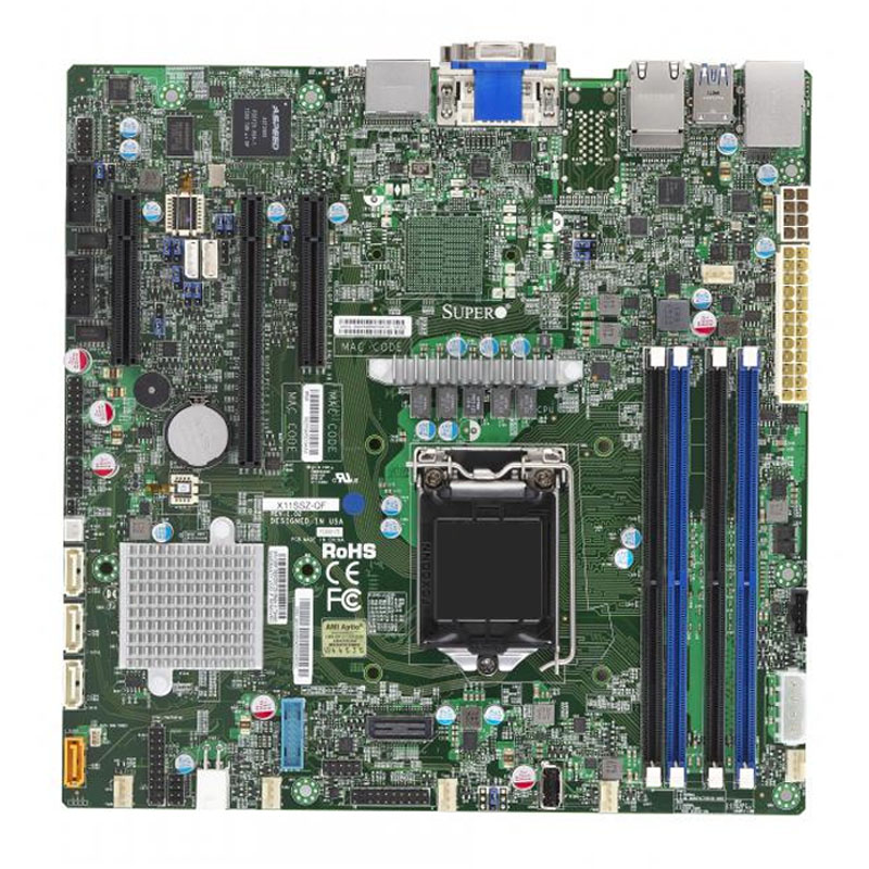 Supermicro - microATX Server Motherboard Only - X11SSZ-QF