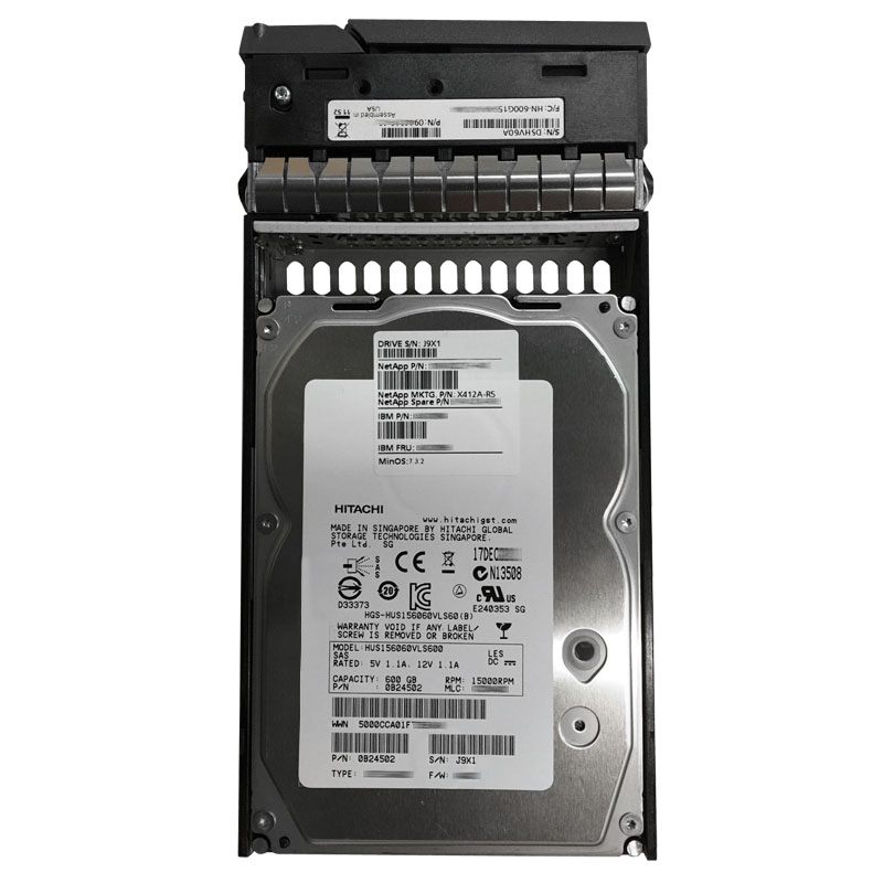 Netapp - 600GB 15K SAS 3.5" Hard Drive - X412A-R5