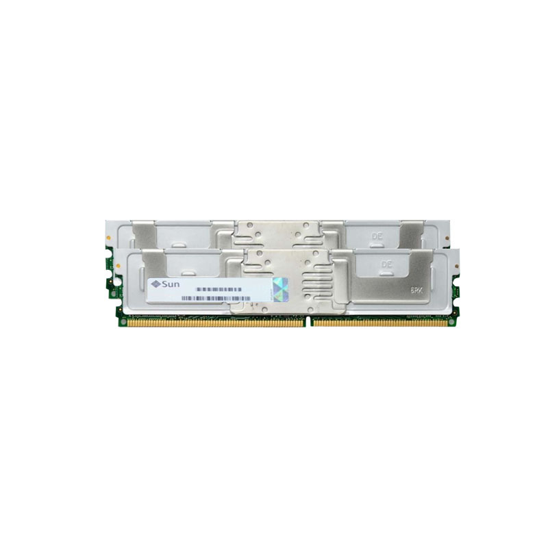 X4204A.jpg Sun Microsystems - 8GB 2x4GB DDR2 PC2-5300 ECC Fully Buffered Memory - X4204A - Image 1