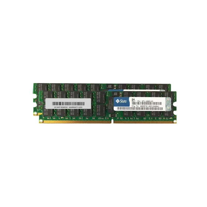 X4262A.jpg Sun Microsystems - 8GB 2x4GB DDR2 PC2-5300 ECC Registered Memory - X4262A - Image 1