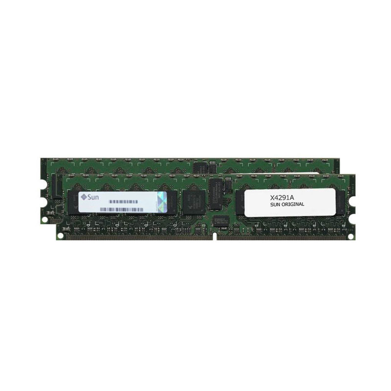 X4298A.jpg Sun Microsystems - 2GB 2x1GB DDR2 PC2-5300 ECC Registered Memory - X4298A - Image 1