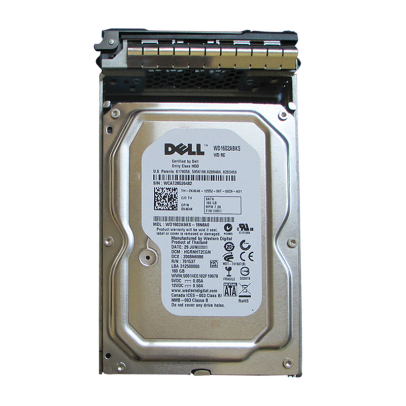 Dell - 160GB 7.2K SATA 3.5" Hard Drive - X464K