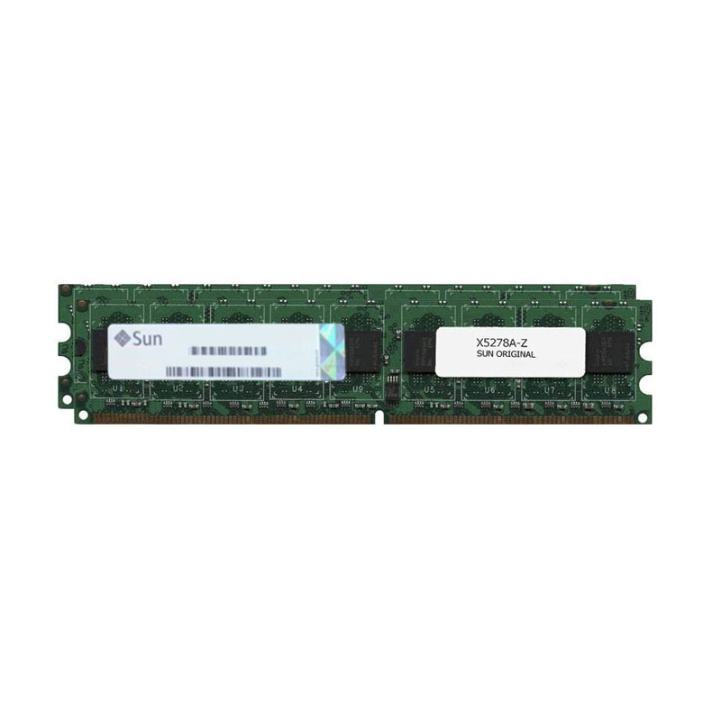Sun Microsystems - 2GB 2x1GB DDR2 PC2-5300 ECC Unbuffered 240-Pins Memory - X5278A-Z