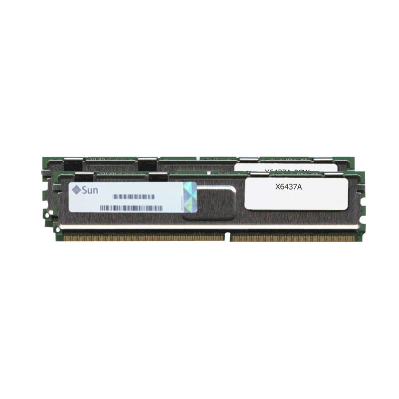 Sun Microsystems - 16GB 2x8GB DDR2 PC2-5300 ECC Fully Buffered 240-Pins Memory - X6437A