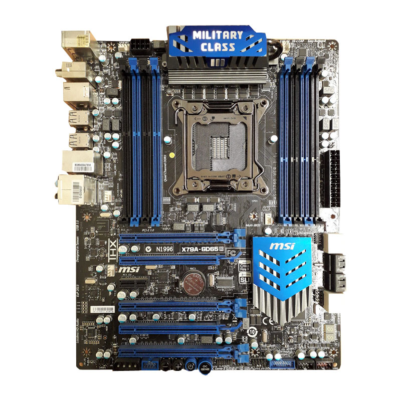 X79A-GD65.jpg MSI - Desktop Motherboard Only - X79A-GD65 - Image 1