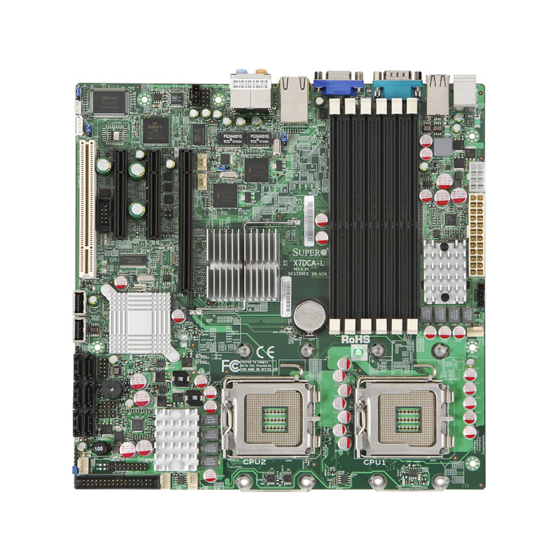 Supermicro - LGA771 Socket J Server Motherboard Only - X7DCA-I-O