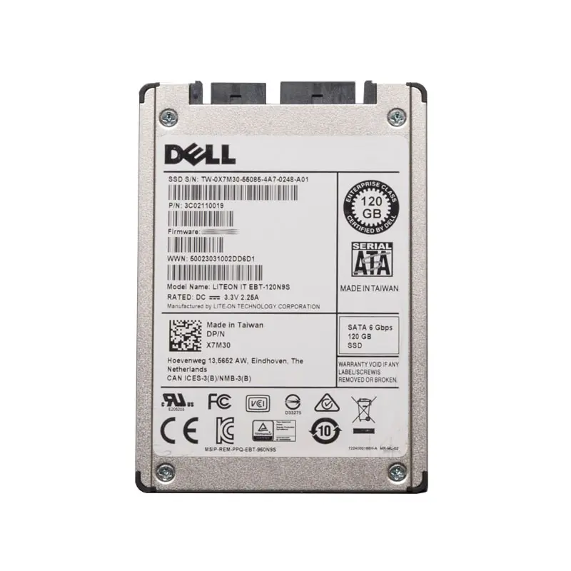 X7M30.jpg Dell - 120GB SATA 6.0Gbps 1.8" Hard Drive - X7M30 - Image 1