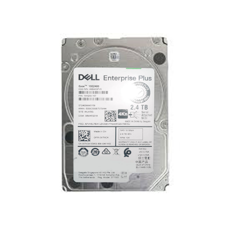 Dell - 2.4TB 10K SAS 12Gbps 2.5" Hard Drive - X7NC4