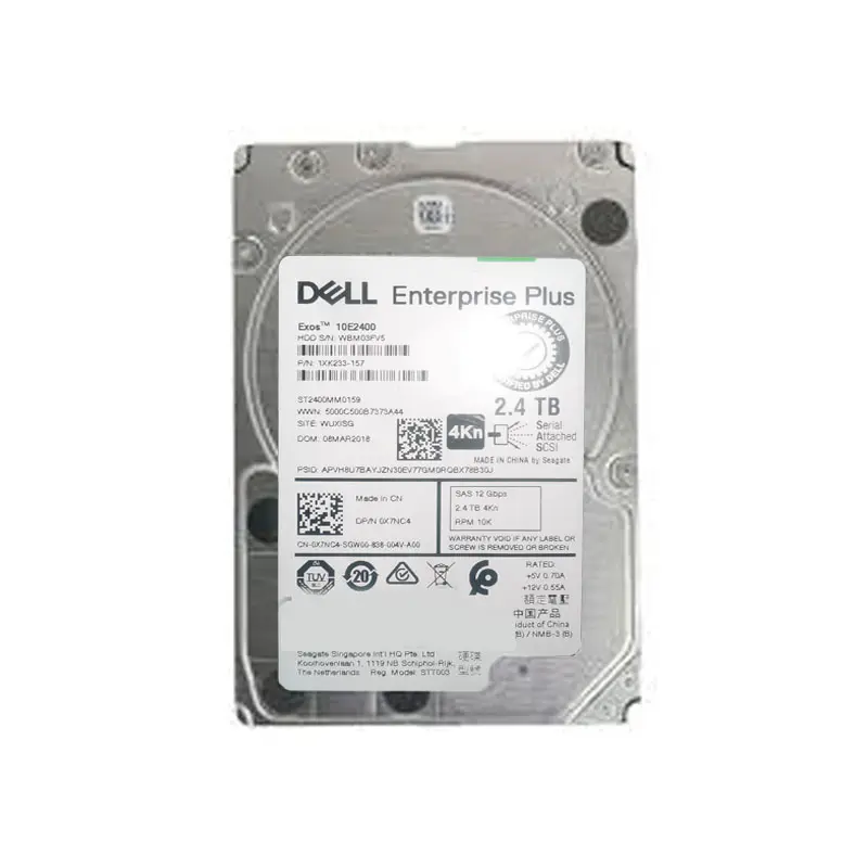 X7NC4.jpg Dell - 2.4TB 10K SAS 12Gbps 2.5" Hard Drive - X7NC4 - Image 1