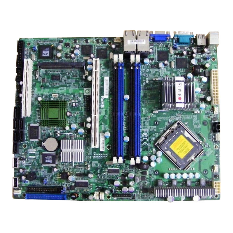 Supermicro - ATX Server Motherboard Only - X7SBi-LN4