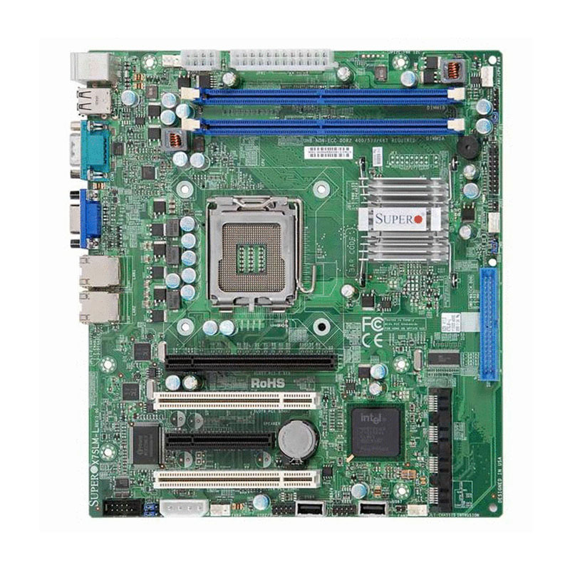 X7SLM-L.jpg Supermicro - microATX Server Motherboard Only - X7SLM-L - Image 1