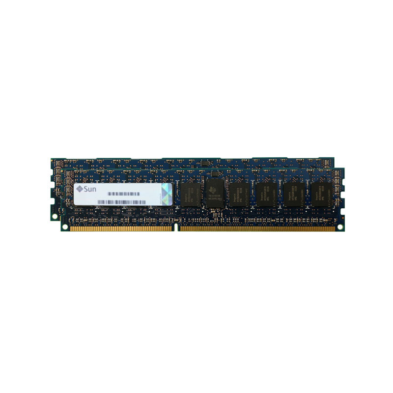 X8504A.jpg Sun Microsystems - 8GB 2x4GB DDR3 PC3-10600 ECC Registered 240-Pins Memory - X8504A - Image 1