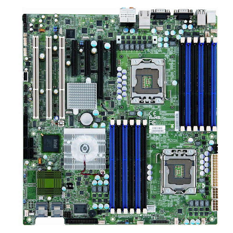 Supermicro - Extended ATX Server Motherboard Only - X8DA6