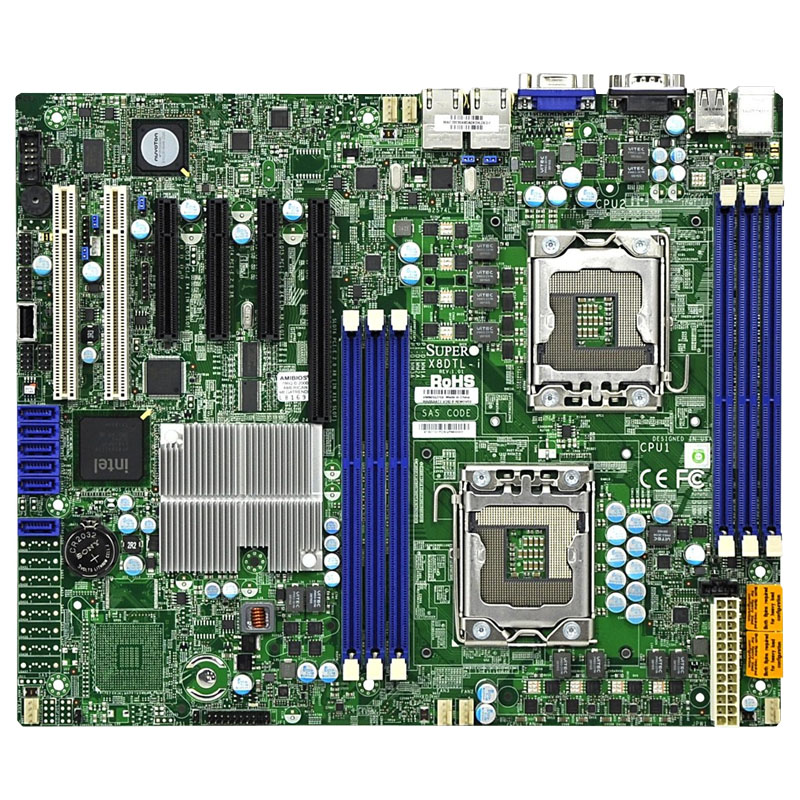 Supermicro - ATX Server Motherboard Only - X8DTL-i