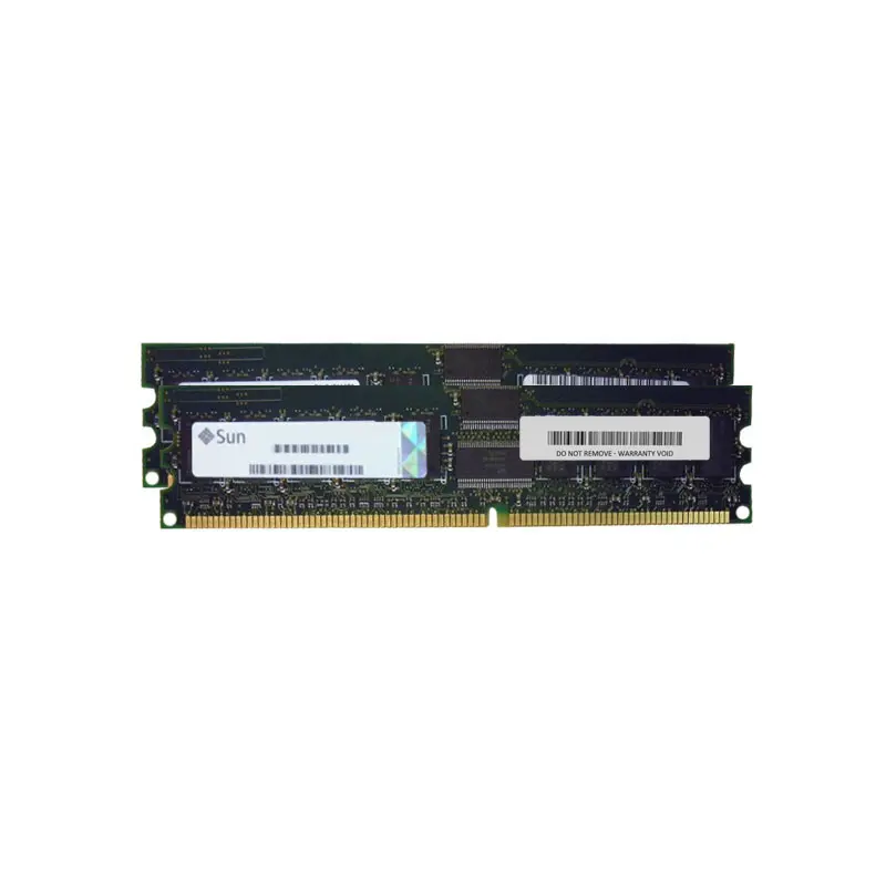 X9295A.jpg Sun Microsystems - 1GB 2x512MB DDR PC-3200 ECC Registered 184-Pins Memory - X9295A - Image 1