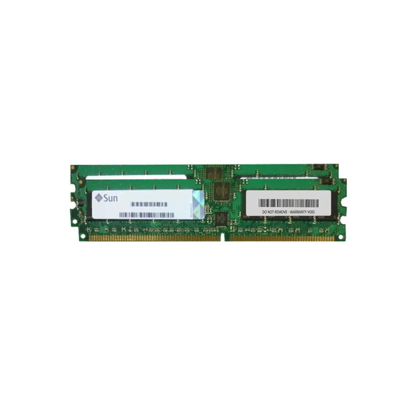 X9296A-Z.jpg Sun Microsystems - 2GB 2x1GB DDR PC-3200 ECC Registered Memory - X9296A-Z - Image 1