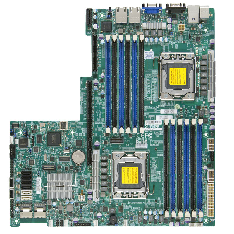 Supermicro - Proprietary UIO Server Motherboard Only - X9DBU-3F