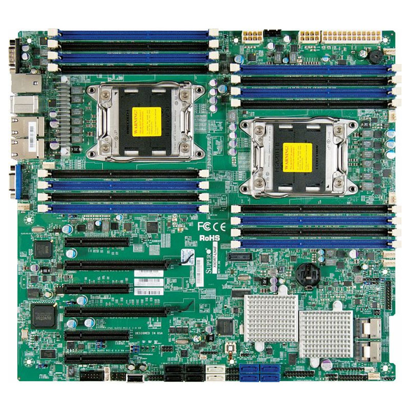 Supermicro - Extended ATX Server Motherboard Only - X9DR7-LN4F