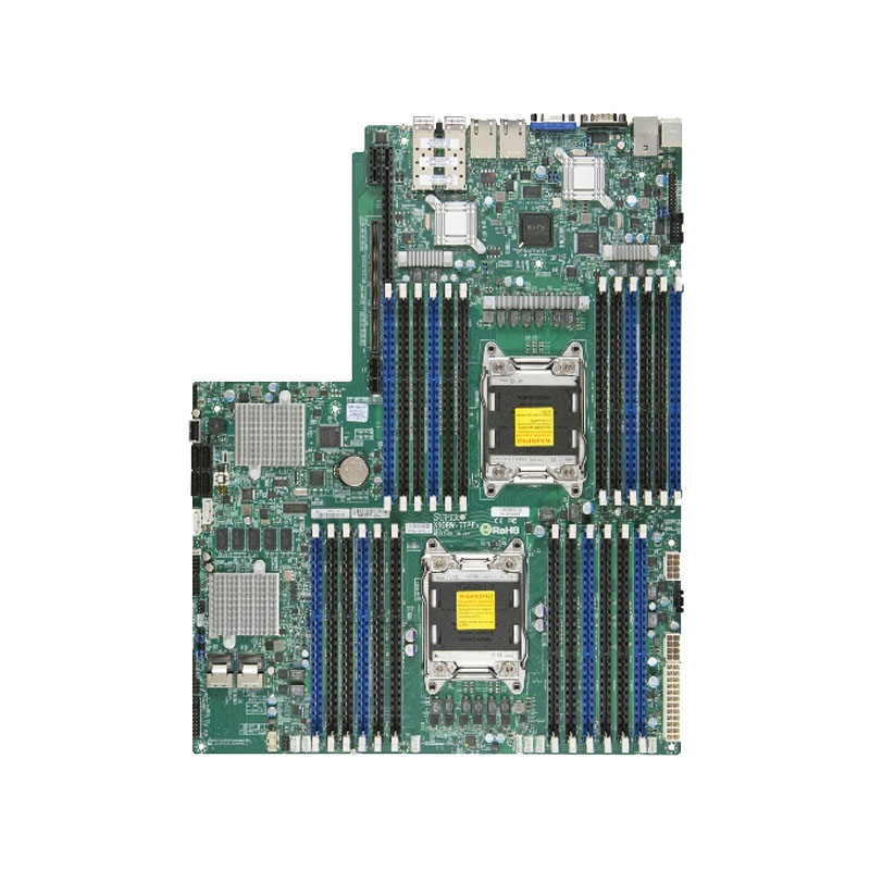 Supermicro - Dual LGA2011 Socket R Server Motherboard Only - X9DRW-ITPF