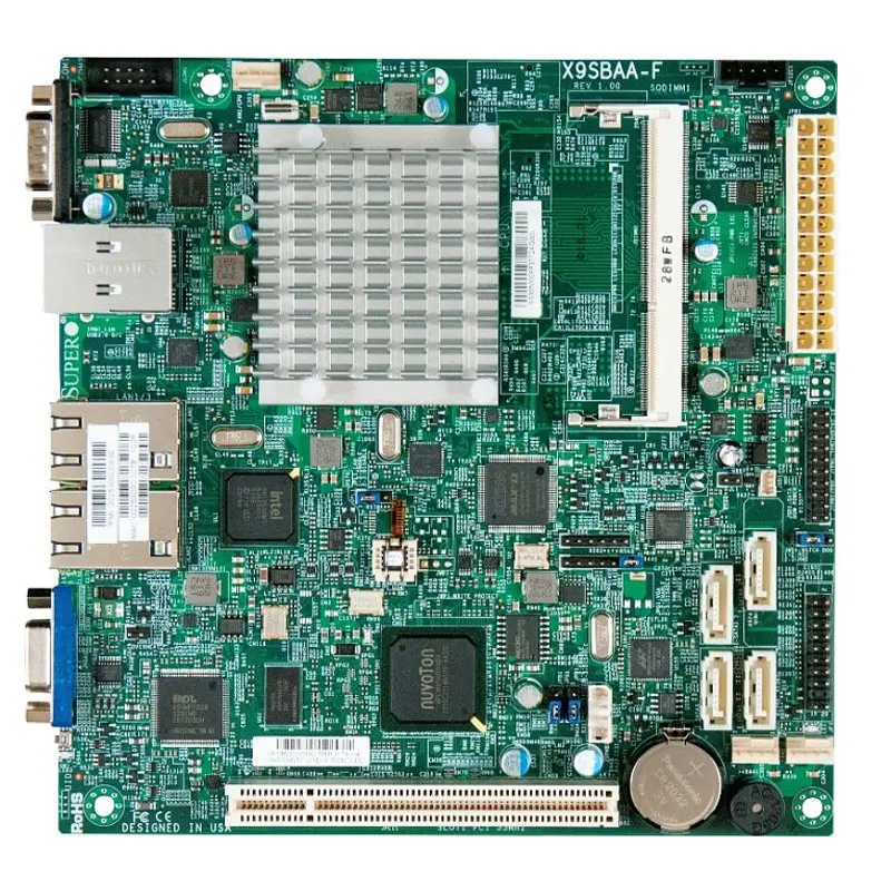 X9SBAA-F.jpg Supermicro - Mini-ITX Server Motherboard Only - X9SBAA-F - Image 1