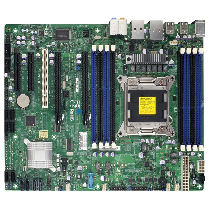 X9SRA.jpg Supermicro - ATX Server Motherboard Only - X9SRA - Image 1