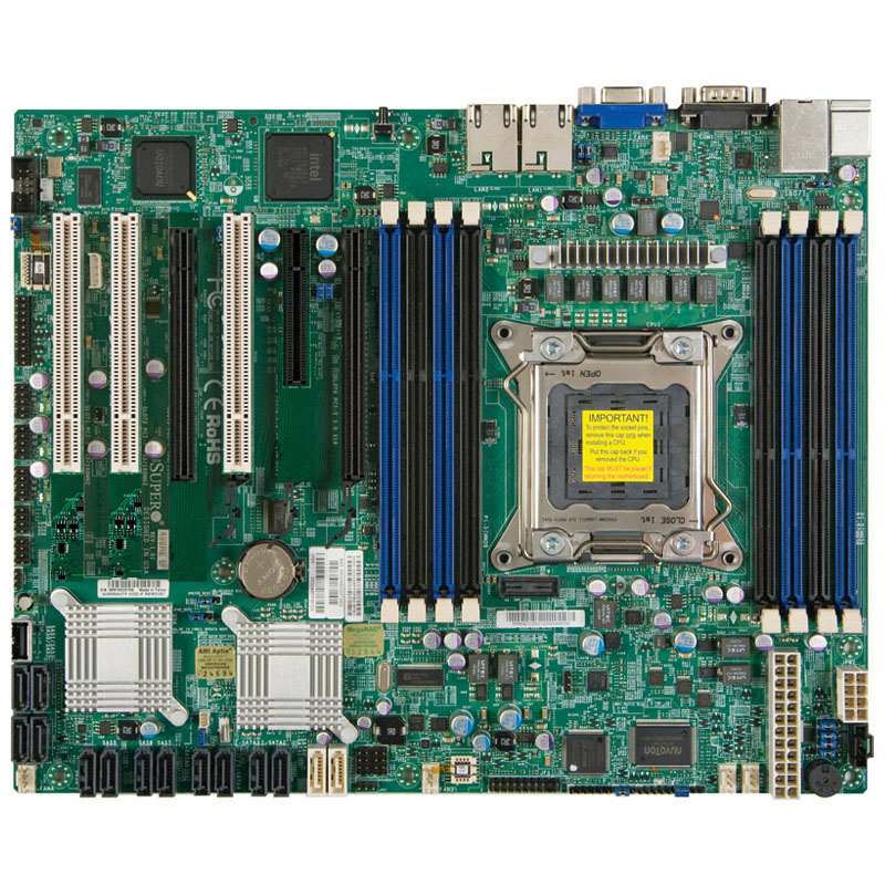 Supermicro - ATX Server Motherboard Only - X9SRH-7TF