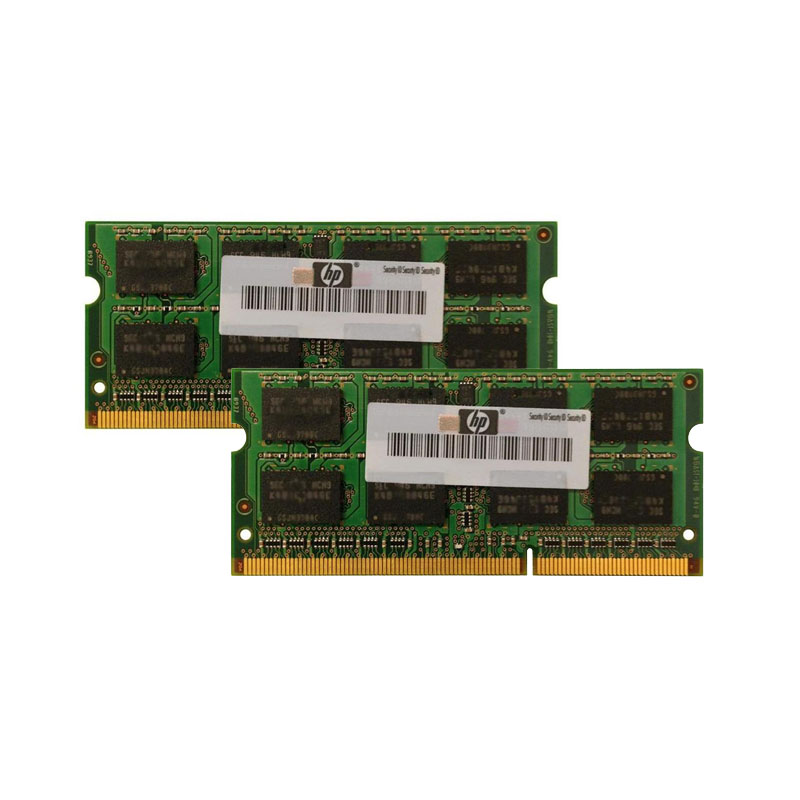 HP - 8GB 2x4GB DDR3 PC3-10600 Non-ECC Unbuffered 204-Pins Memory - XB259AV