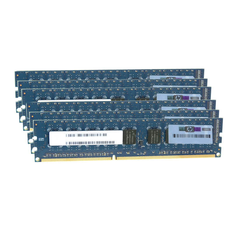 HP - 24GB 6x4GB DDR3 PC3-10600 240-Pins Memory - XB972AV