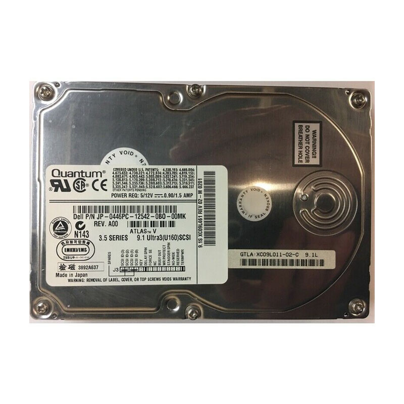 Dell - 9.1GB 10K Ultra-160 SCSI Hard Drive - XC09L461